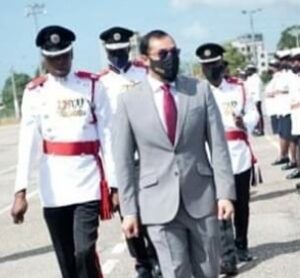 Security Minister presents consecrated colour to TTFS