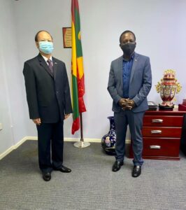 PM Mitchell welcomes new Ambassador of PRC in Grenada