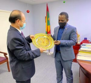 PM Mitchell welcomes new Ambassador of PRC in Grenada