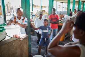 Aquatabs (world's no.1 water purification tablets) and liquid chlorine were available in Haiti's local markets