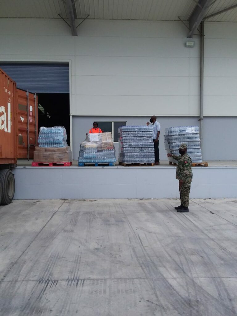 Second shipment from Antigua and Barbuda of relief items sent to St. Vincent