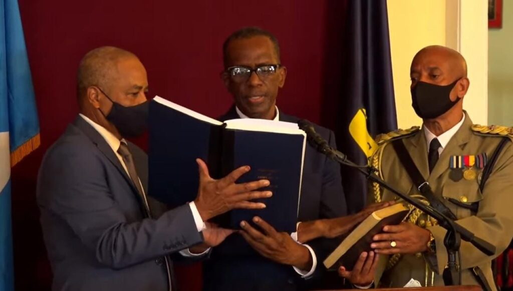 Phillip J Pierre sworn in as the 8th Prime Minister of St Lucia