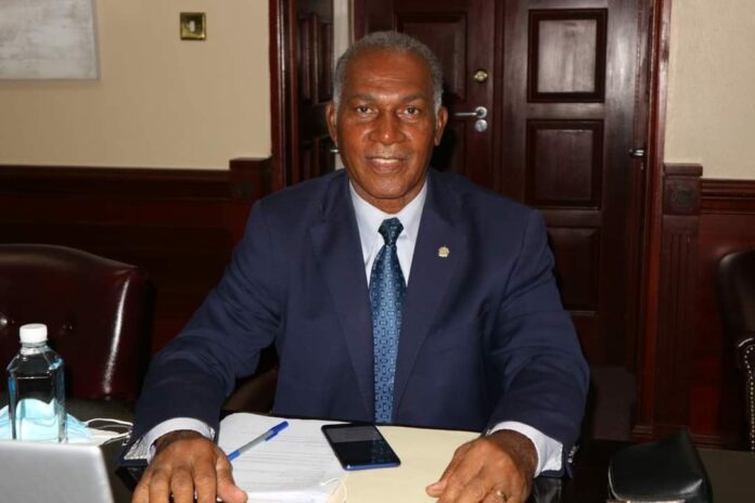 Former Premier of Nevis, Vance Amory