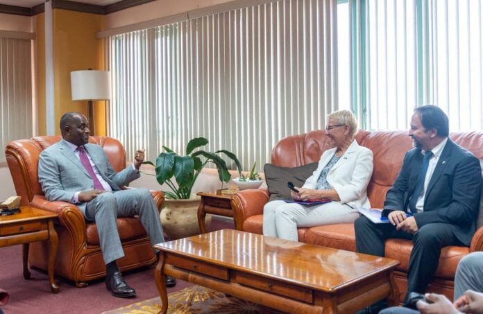 Dominica: PM Skerrit meets Malgorzata Wasilewska, Head of EU delegation of Eastern Caribbean