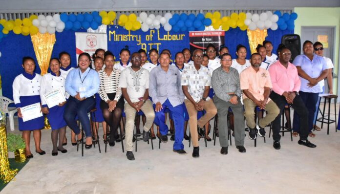 Guyana: Hinterland communities empowered through vocational, technical programmes; says Labour Ministry