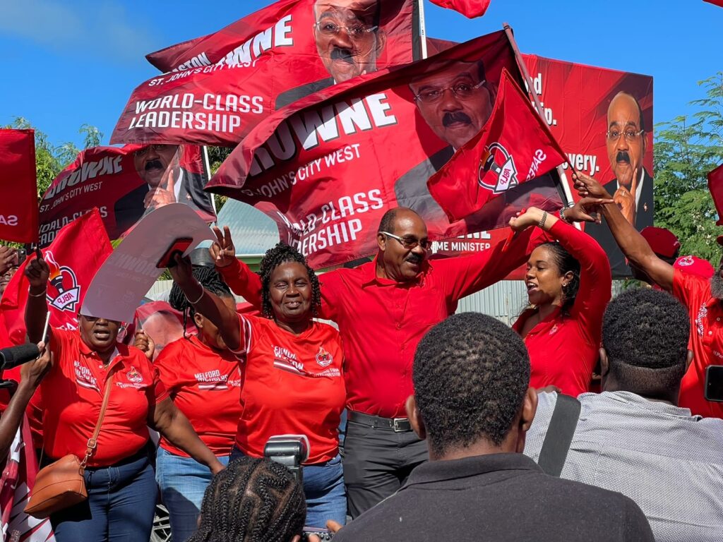 Antigua and Barbuda: PM Gaston Browne shares excited pictures of rally in nomination day