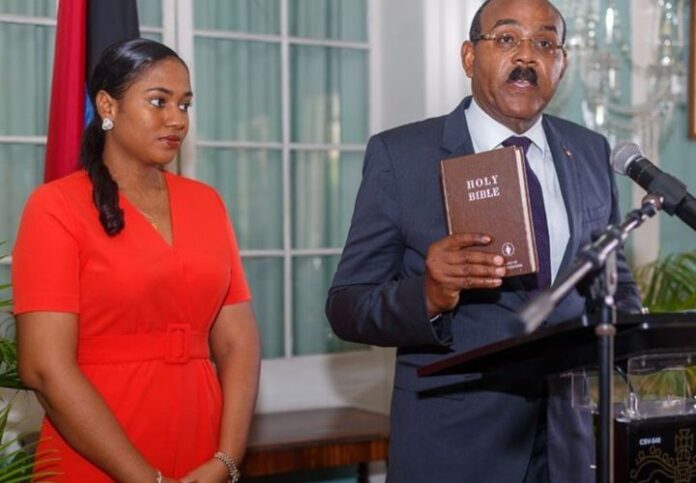 Antigua And Barbuda Gaston Browne Swears In As The Prime Minister Caribbean Leaders Extend