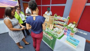 Entrepreneurs as part of Zafe D' Exposition showcased their products. (Credits: Youth Economy Agency Saint Lucia, Facebook)