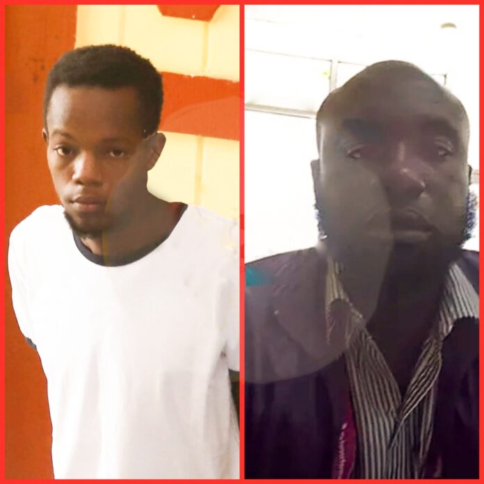 Above pic depicts a Guilty: Ishaka John on left and Murdered: Jowen Bowen on right side.