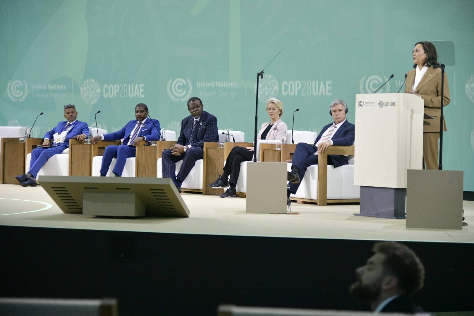 Glimpses of high-level Climate Action Summit session. (Credits: Terrance Drew, Facebook)