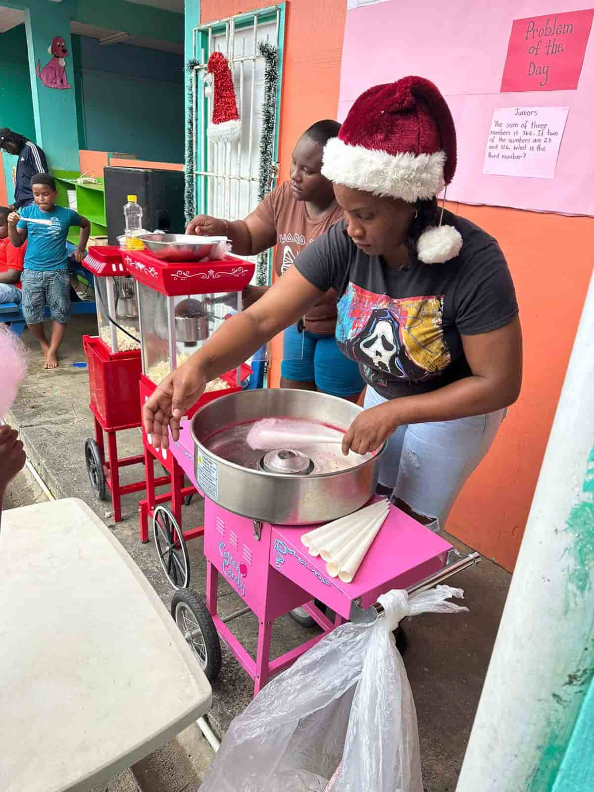 Children enjoy feast during the festivities. (Credits: Ernest Hilaire, Facebook)