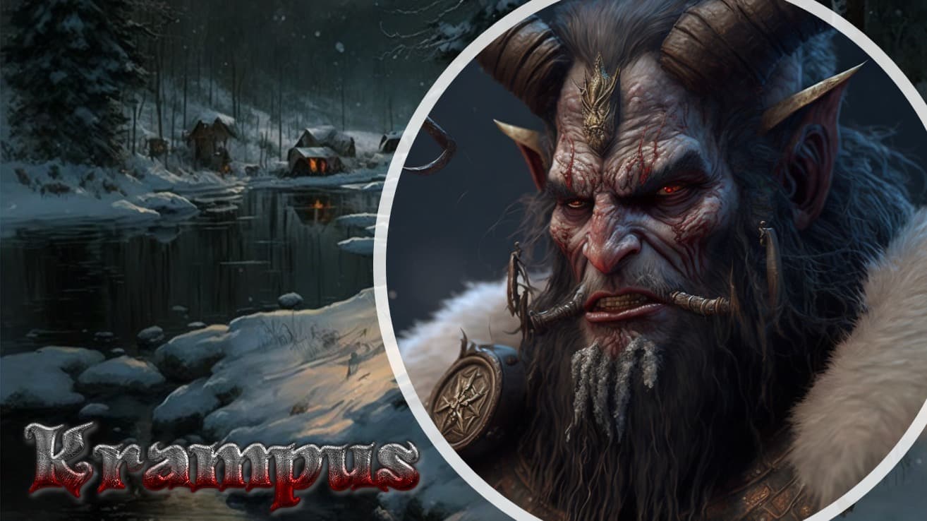 In Picture- Krampus, The monstrous figure looks like an insane, furry beast-man with blood-thirsty eyes. (Credits: Rob Mordor, Facebook)