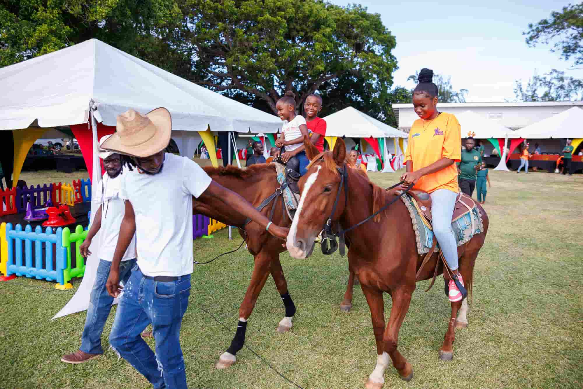 Activities during Eco Christmas Wonderland. (Credits: St Kitts Nevis Defence Force, Facebook)