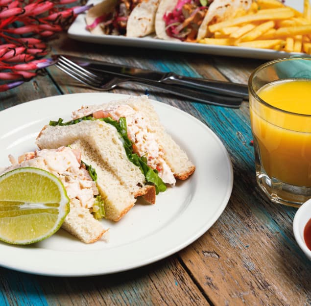 In frame: The Lobster Sandwich, representing variety of Seafood. (Credits: Golden Rock Inn, Nevis/ Facebook)