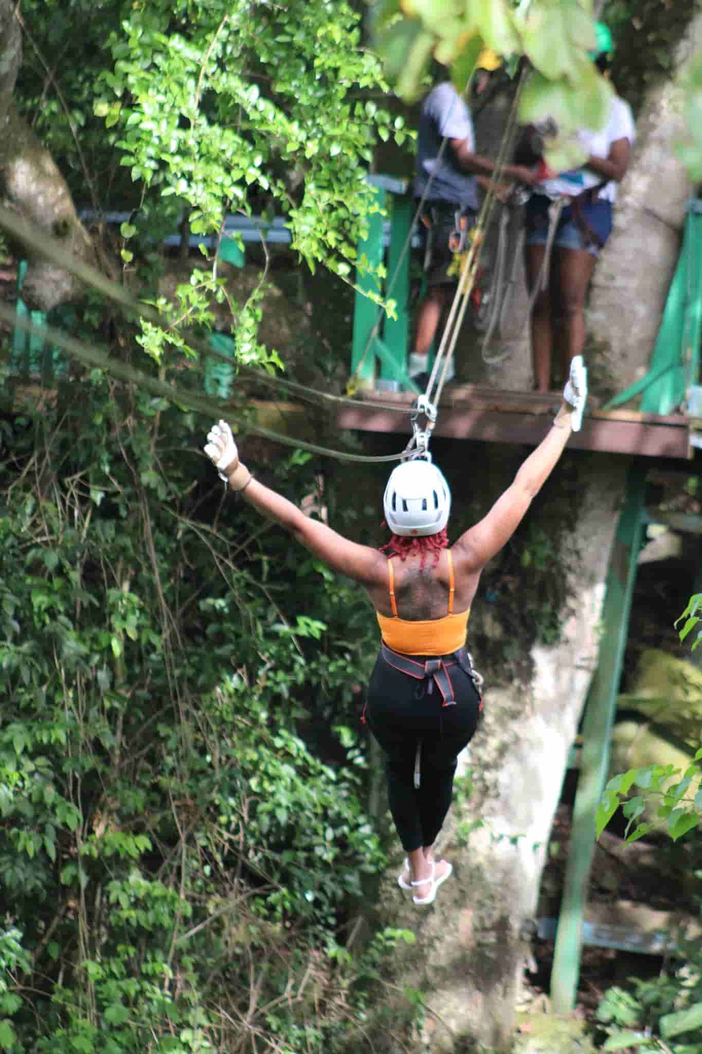 Glimpses of Antigua's Canopy tour. (Credits: Discover Antigua Barbuda, Facebook)