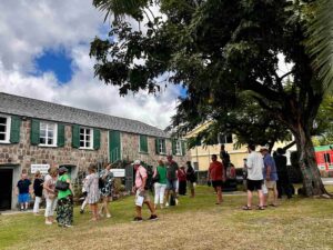 Tourism in Nevis with the passengers by Windsurf and Starfyer, credits to NHCS Facebook Page 