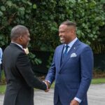 Glances of PM and Premier Brantley's meeting in Nevis, Credits to PM's Facebook Page