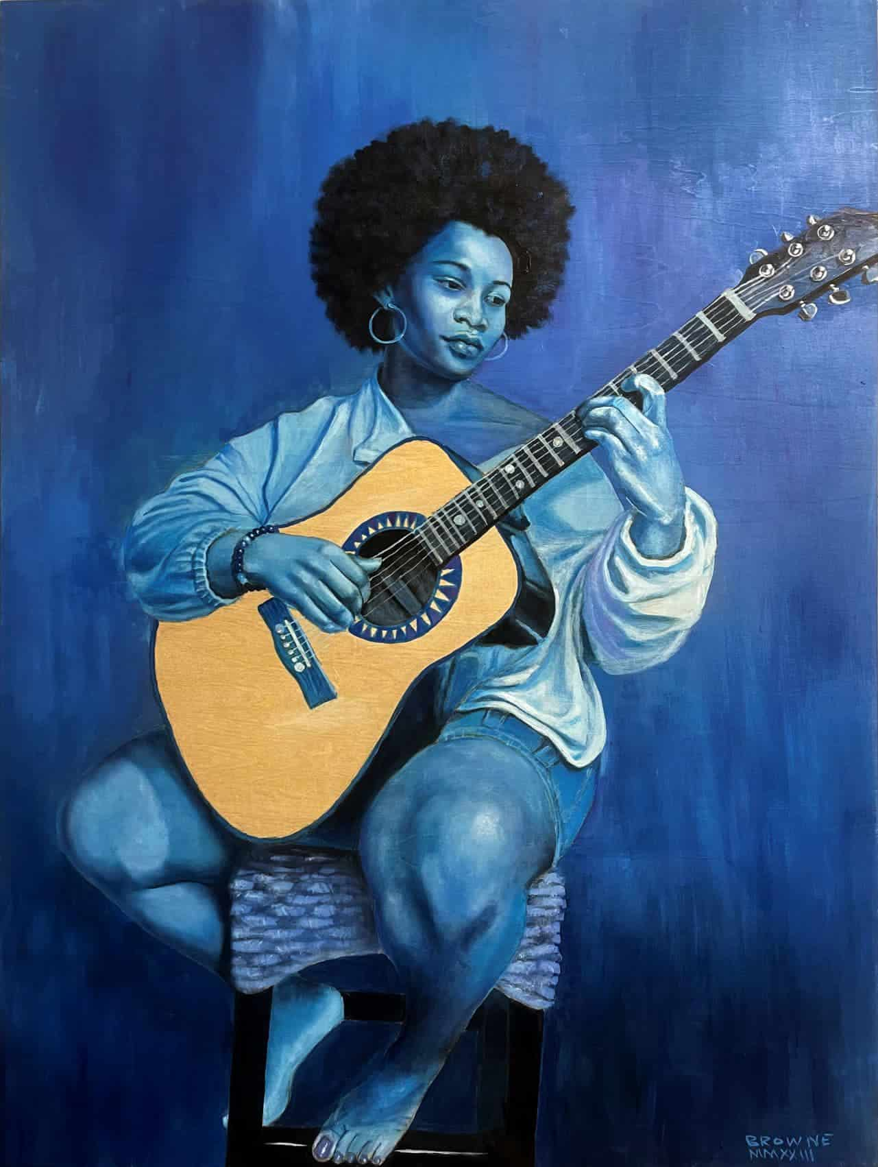 Art of Contemporary Barbadian Artist. (Credits: Corrie Scott, Facebook)