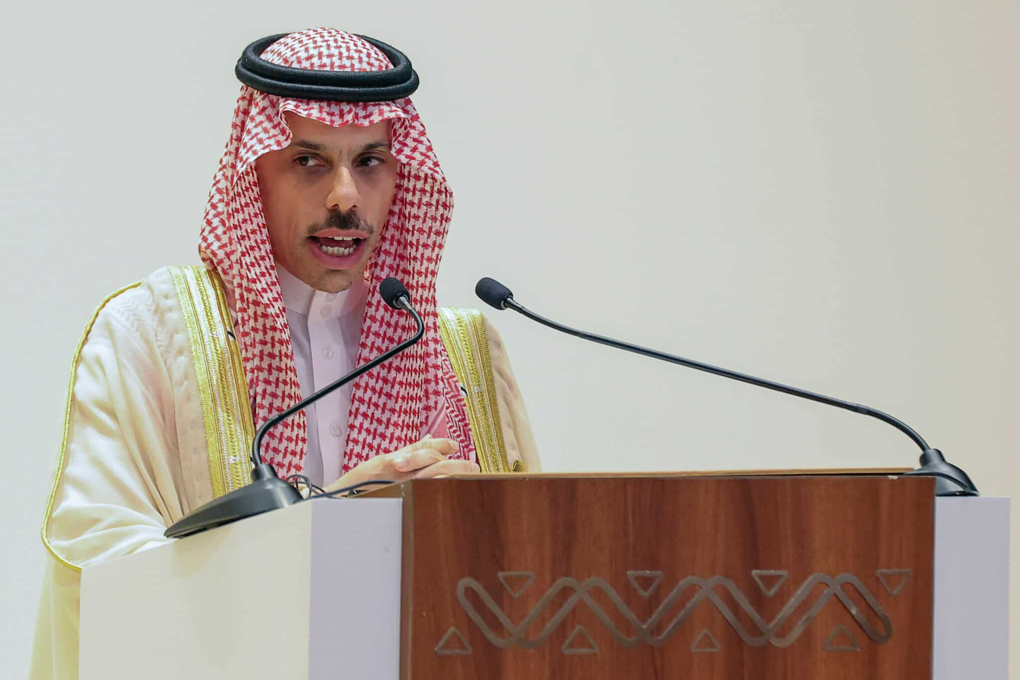 In frame: Prince Faisal bin Farhan, a Saudi Arabia's top diplomat. (Credits: NewsLooks)