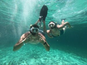 lovers to enjoy snorkelling together. Picture Credits: Google Images