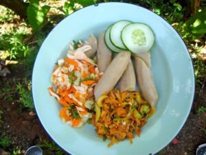 Green Fig and Saltfish is the national cuisine of Saint Lucia. Picture Credits: Google Images