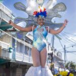 Bwa Bwa, the stilt walkers, credits to discover Dominica Facebook Page