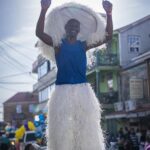 Bwa Bwa, the stilt walkers, credits to discover Dominica Facebook Page