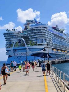 Icon of the Seas in St Kitts and Nevis for the second time. Picture Credits: Fb accounts