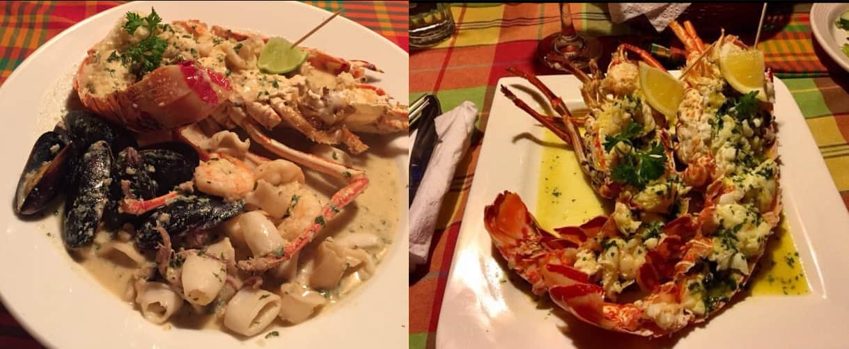 In picture: The seafood speciality of Papa Zouk, Lobster, mussels and prawns. (Credits: Papa Zouk)