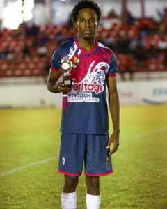 Ezekiel Kesar was awarded the Sportsmax Man of the Match. Picture Credits: Fb accounts