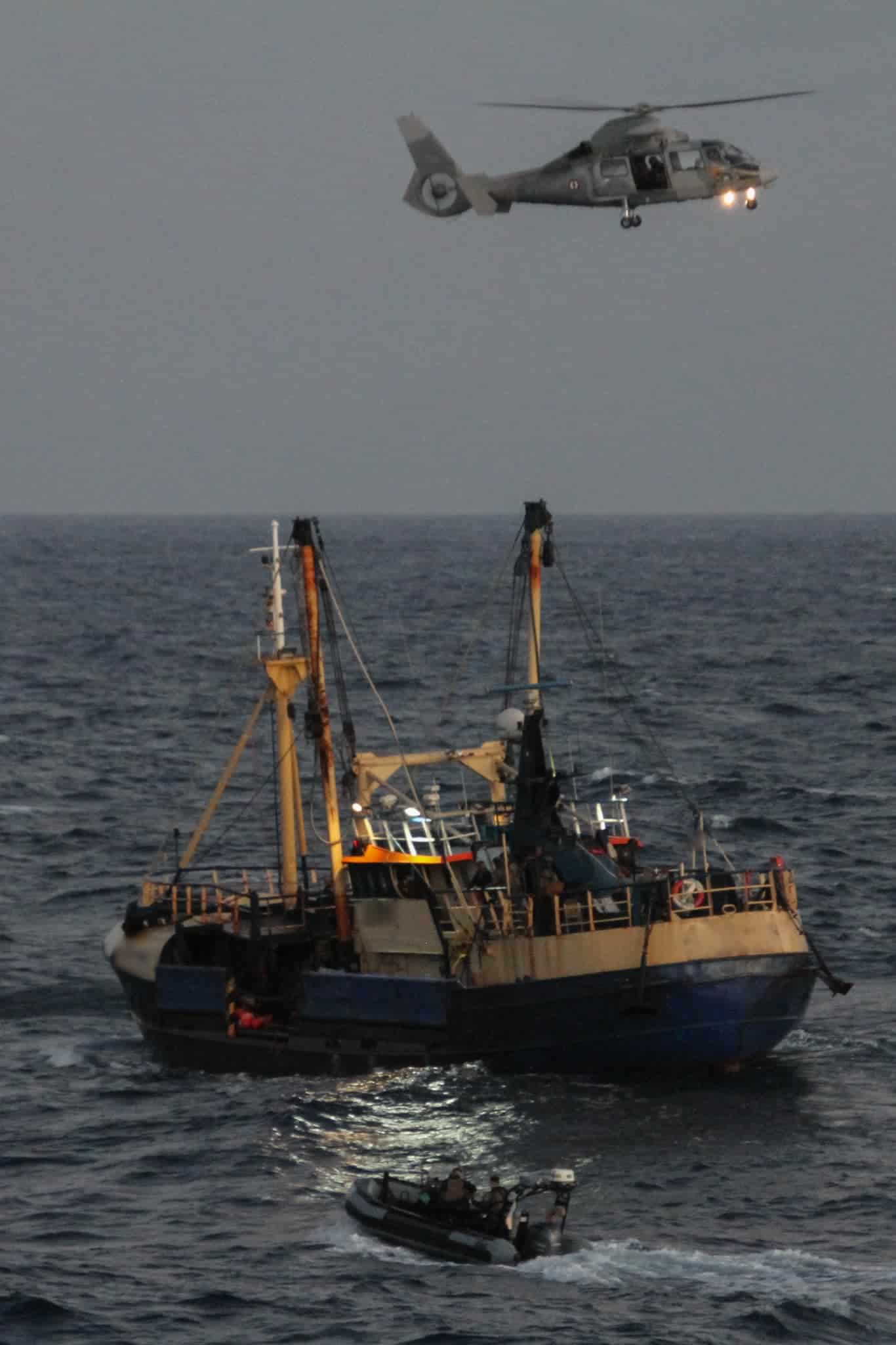 French officials patrols in Caribbean Sea. (Credits: Forces armées aux Antilles, Facebook)