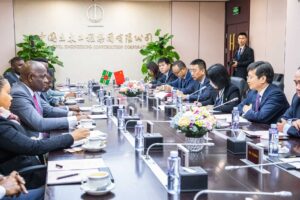 PM Skerrit with Chinese Ministers, credits to Facebook