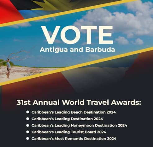 Voting lines are open till April, 7 midnight. (Credits: Antigua and Barbuda Tourism, Facebook)