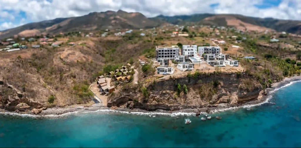 Tranquility Beach Resort Dominica underway. PC: Facebook