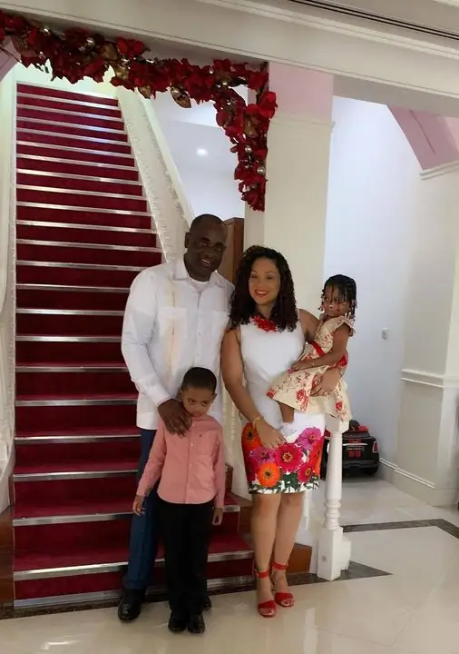 PM Skerrit with family. PC: Facebook