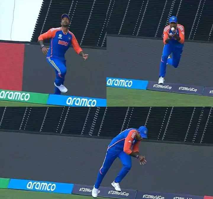 Suryakumar Yadav taking catch. Picture Credits: Fb accounts