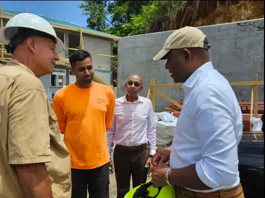 Dominica Cable Car Project site.