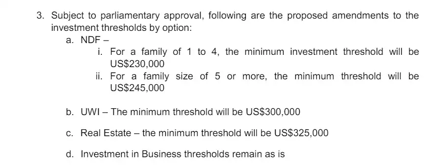 Antigua and Barbuda Citizenship by Investment Price