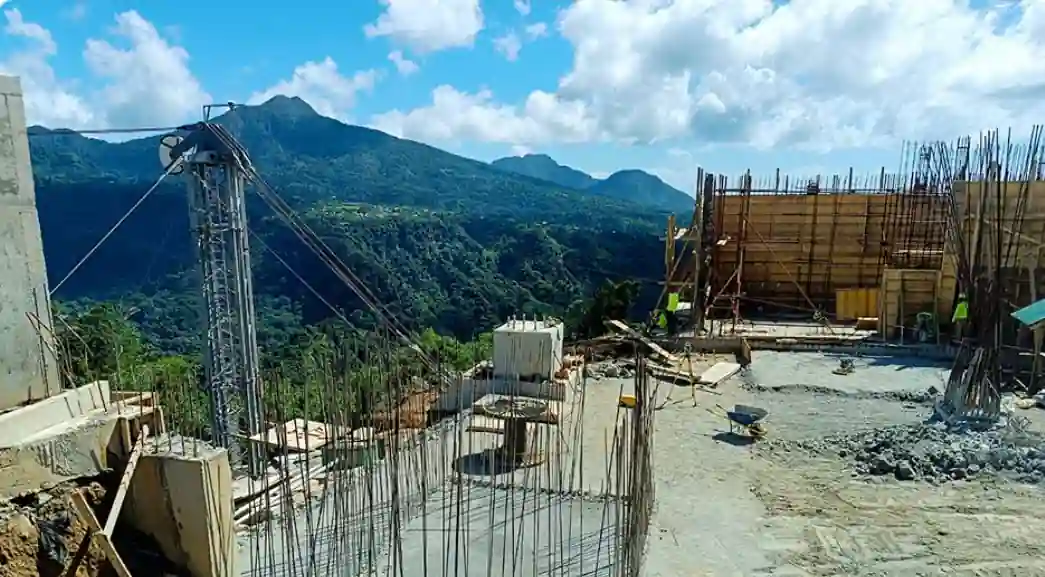 Cable Car Project in Dominica. 